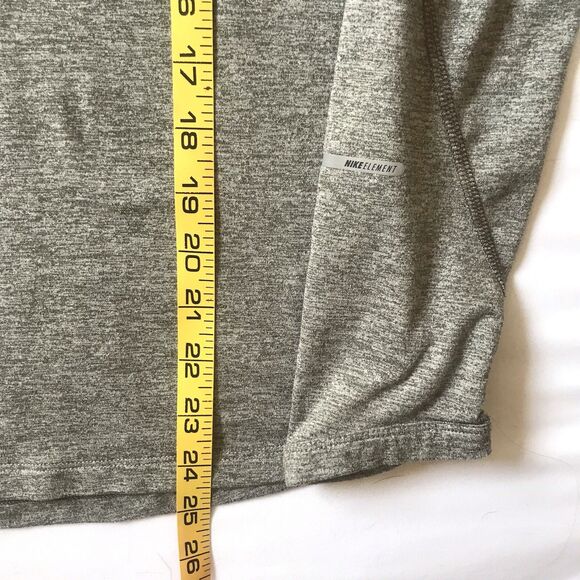 Nike Womens S Dri-Fit Element 1/4 Zip Running Jogging Reflective Gray 481320 Gym - Picture 7 of 11